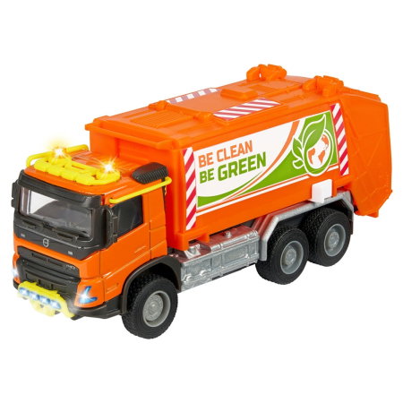 Masina de gunoi Majorette Volvo Garbge Collector cu tomberon 3 ani + [1]