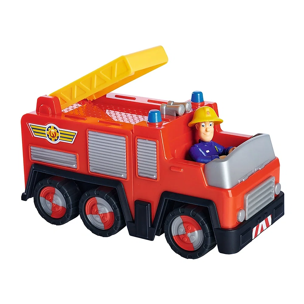 Masinute, trenulete, avioane - Masina de pompieri Simba Fireman Sam Jupiter cu figurina Sam 3 ani +