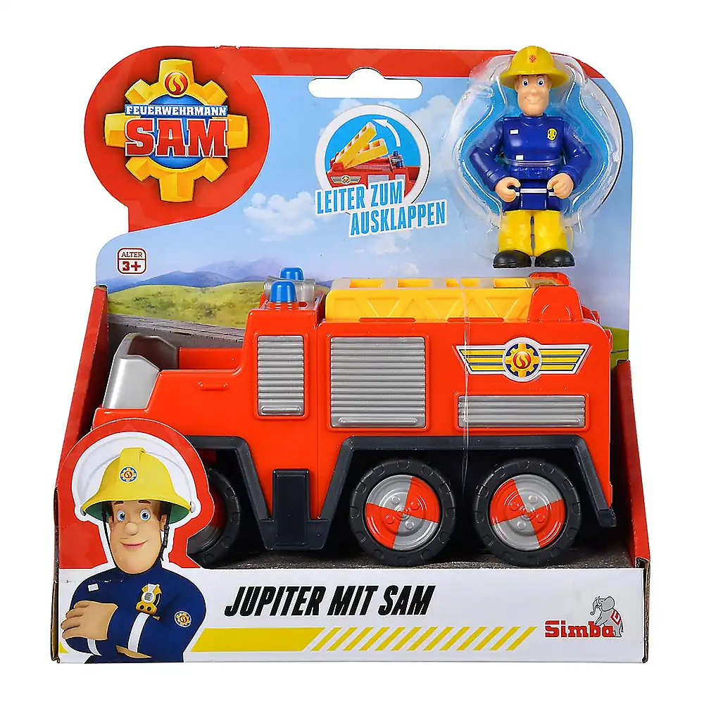 Masina de pompieri Simba Fireman Sam Jupiter cu figurina Sam 3 ani + [4]