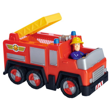 Masinute, trenulete, avioane - Masina de pompieri Simba Fireman Sam Jupiter cu figurina Sam 3 ani +