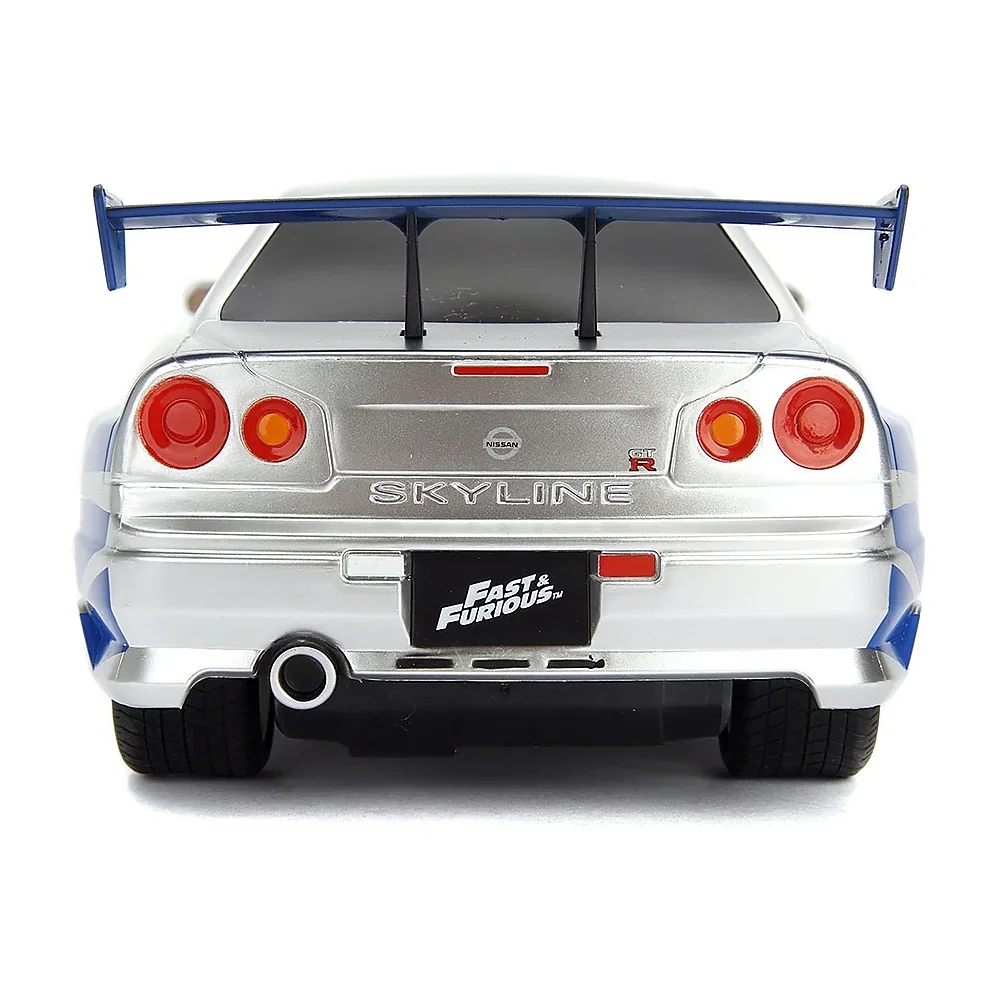 Masina Jada Toys Fast and Furious Nissan Skyline GTR 1:24 cu telecomanda 6 ani + [4]