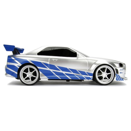 Masina Jada Toys Fast and Furious Nissan Skyline GTR 1:24 cu telecomanda 6 ani + [5]