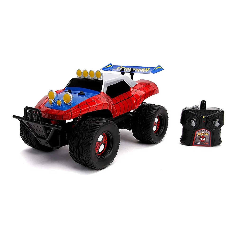 Masinute, trenulete, avioane - Masina Jada Toys Marvel Spider Man Buggy 1:14 cu telecomanda 6 ani +