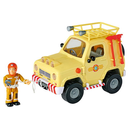 Masinute, trenulete, avioane - Masina Simba Fireman Sam Mountain 4x4 cu figurina 3 ani +