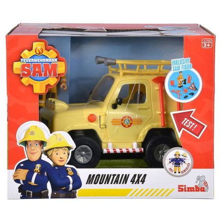 Masina Simba Fireman Sam Mountain 4x4 cu figurina 3 ani + [10]