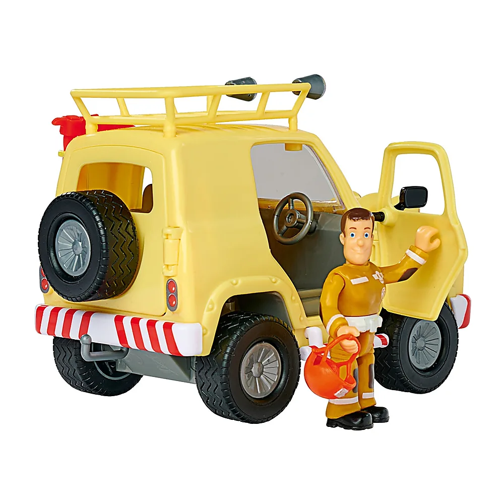 Masina Simba Fireman Sam Mountain 4x4 cu figurina 3 ani + [4]