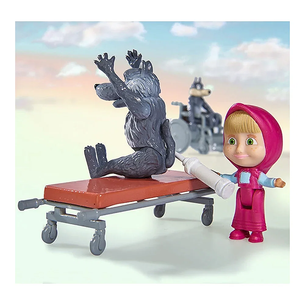 Masina Simba Masha and the Bear Ambulance cu accesorii 3 ani + [6]
