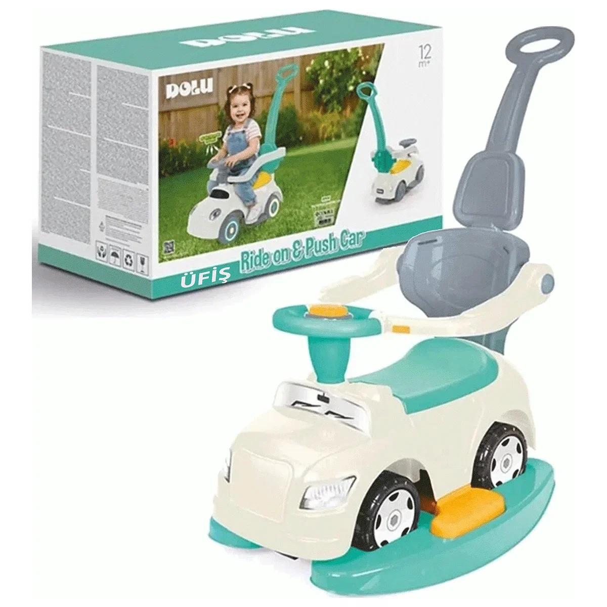 Masinuta 4 in 1 - Step car Pastel DOLU 12 luni+ [1]