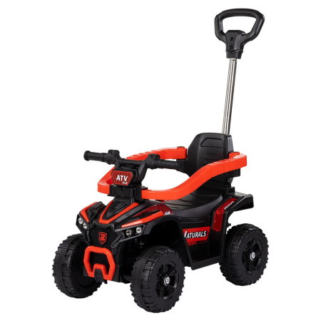 La plimbare - Masinuta de impins Chipolino ATV cu maner, Red 3 ani