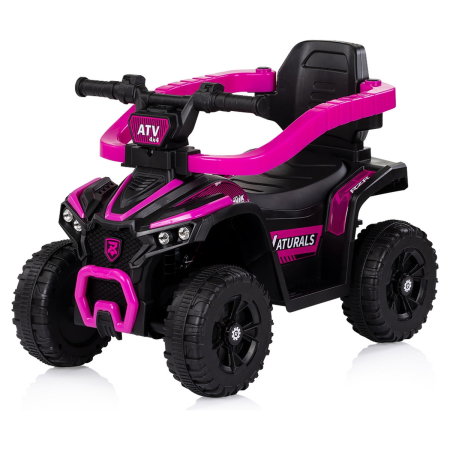 Masinuta de impins Chipolino ATV cu maner, Pink 3 ani [1]