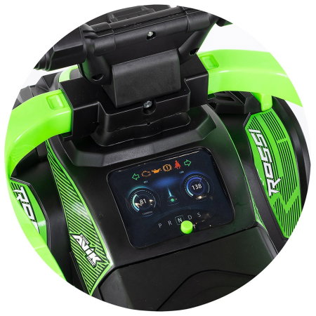 Masinuta de impins Chipolino ATV cu maner, Green 3 ani [5]