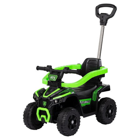 Masinute de impins pentru copii - Masinuta de impins Chipolino ATV cu maner, Green 3 ani