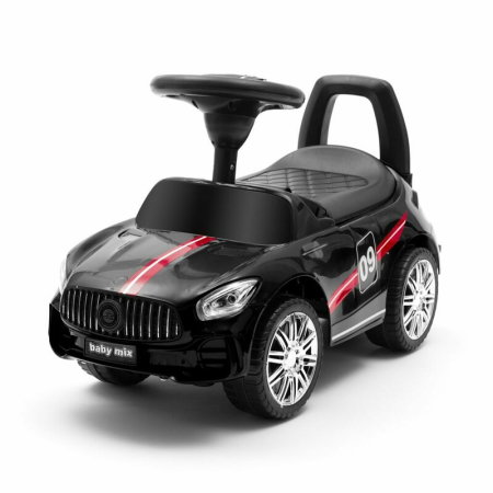 Masinute de impins pentru copii - Masinuta de impins, Baby Mix, Racer, Pana la 25 kg, Cu volan, Cu sunete, Cu suport jucarii sub sezut si spatar