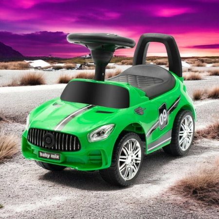 Masinuta de impins, Baby Mix, Racer, Pana la 25 kg, Cu volan, Cu sunete, Cu suport jucarii sub sezut si spatar [1]