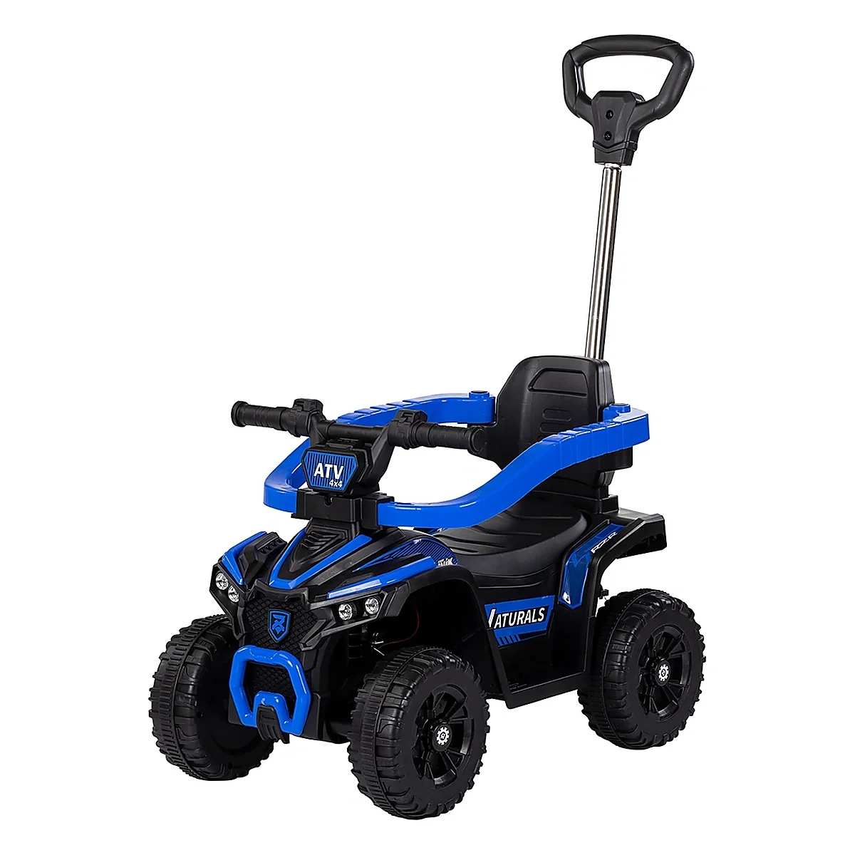 Masinute de impins pentru copii - Masinuta de impins Chipolino ATV cu maner, Blue 3 ani