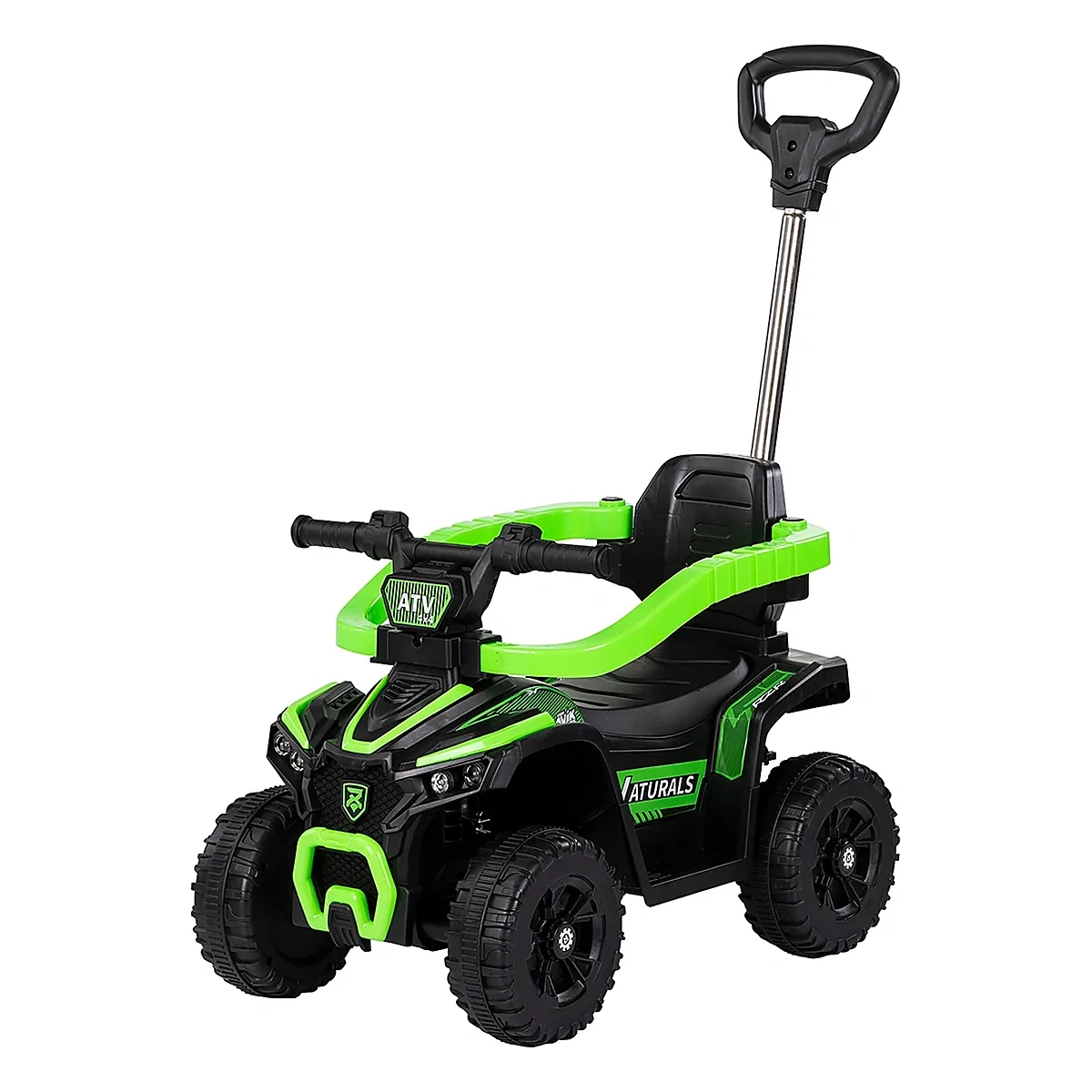 Masinute de impins pentru copii - Masinuta de impins Chipolino ATV cu maner, Green 3 ani