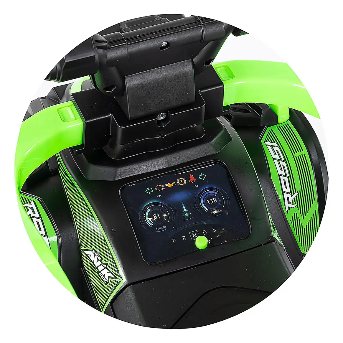 Masinuta de impins Chipolino ATV cu maner, Green 3 ani [5]