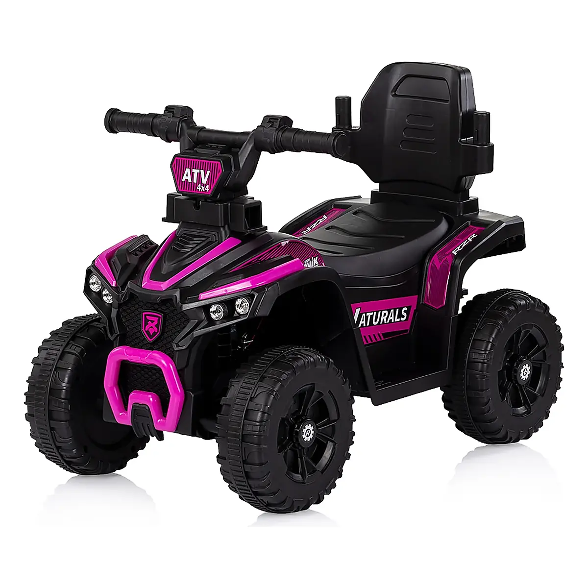 Masinuta de impins Chipolino ATV cu maner, Pink 3 ani [2]