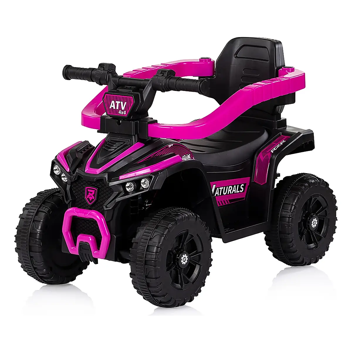 Masinuta de impins Chipolino ATV cu maner, Pink 3 ani [1]