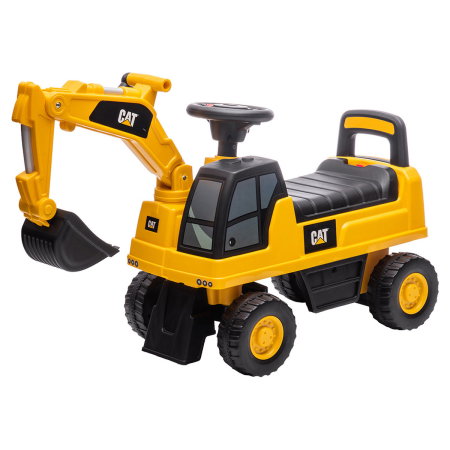 Masinute de impins pentru copii - Masinuta de impins Chipolino CAT Excavator yellow