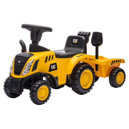 Masinute de impins pentru copii - Masinuta de impins Chipolino CAT Tractor yellow