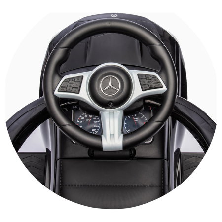 Masinuta de impins Chipolino Mercedes Benz C-Class cu maner, Black [20]