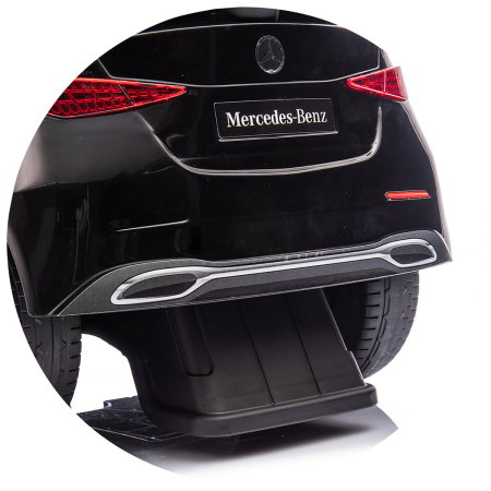 Masinuta de impins Chipolino Mercedes Benz C-Class cu maner, Black [19]