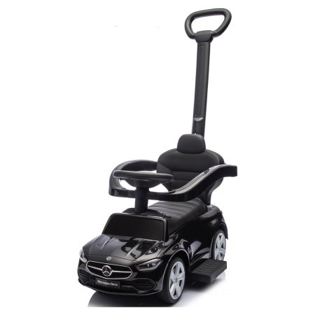 Masinuta de impins Chipolino Mercedes Benz C-Class cu maner, Black [5]