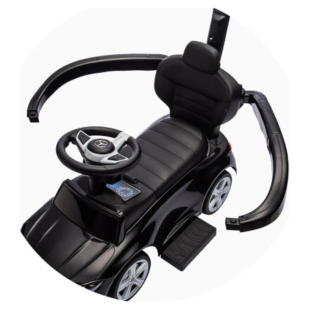 Masinuta de impins Chipolino Mercedes Benz C-Class cu maner, Black [13]