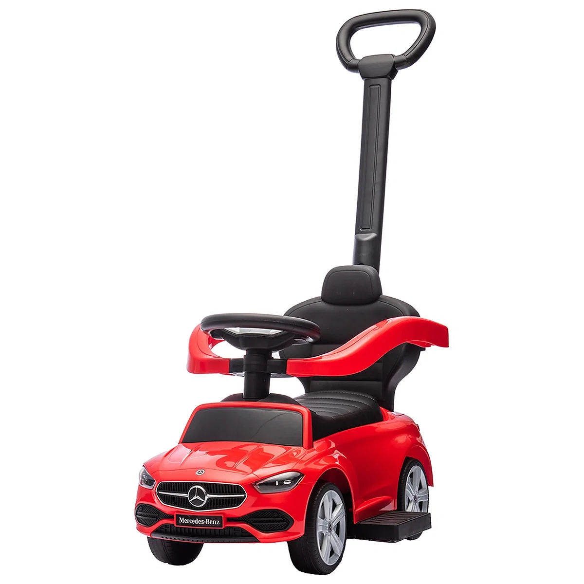 Masinute de impins pentru copii - Masinuta de impins Chipolino Mercedes Benz C-Class cu maner, Red