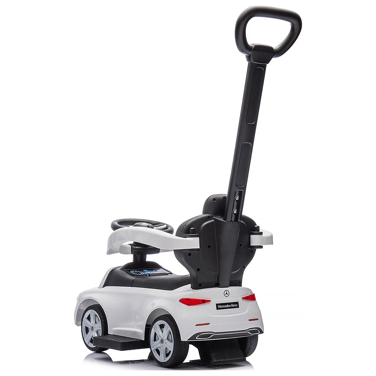 Masinuta de impins Chipolino Mercedes Benz C-Class cu maner, White [3]