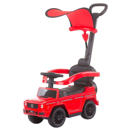 Masinute de impins pentru copii - Masinuta de impins Chipolino Mercedes G350 Red, cu maner si copertina 1 an