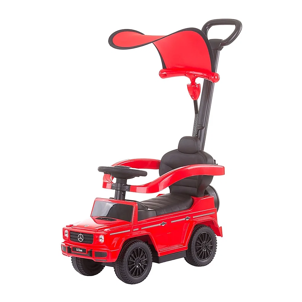 La plimbare - Masinuta de impins Chipolino Mercedes G350 Red, cu maner si copertina 1 an