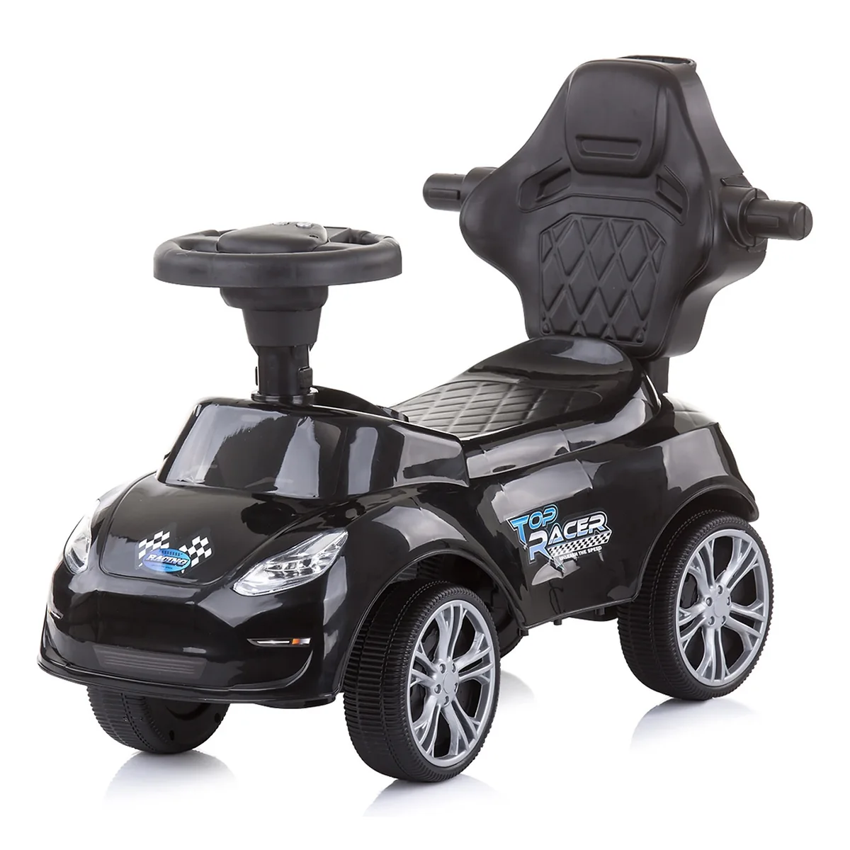 Masinuta de impins Chipolino Turbo Negru cu maner 3 ani [1]