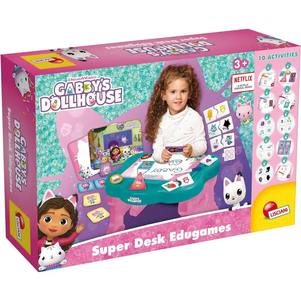 Arta si creativitate - Masuta cu activitati Gabby's Dollhouse LISCIANI 3 ani+