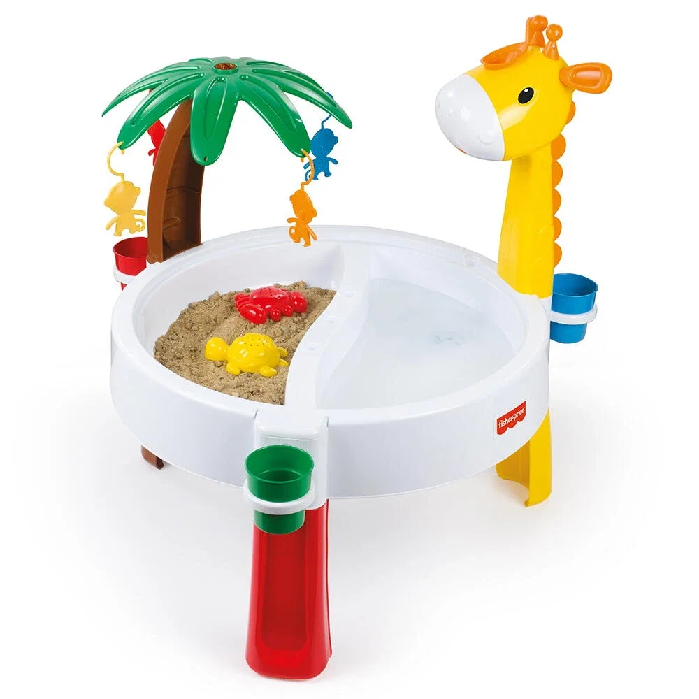 Jucarii exterior - Masuta de activitati 3 in 1 pentru apa si nisip Fisher Price 2 ani+