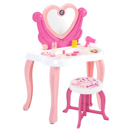 Jucarii de rol - Masuta de machiaj de jucarie, Hearth pink - Pilsan 3 ani +