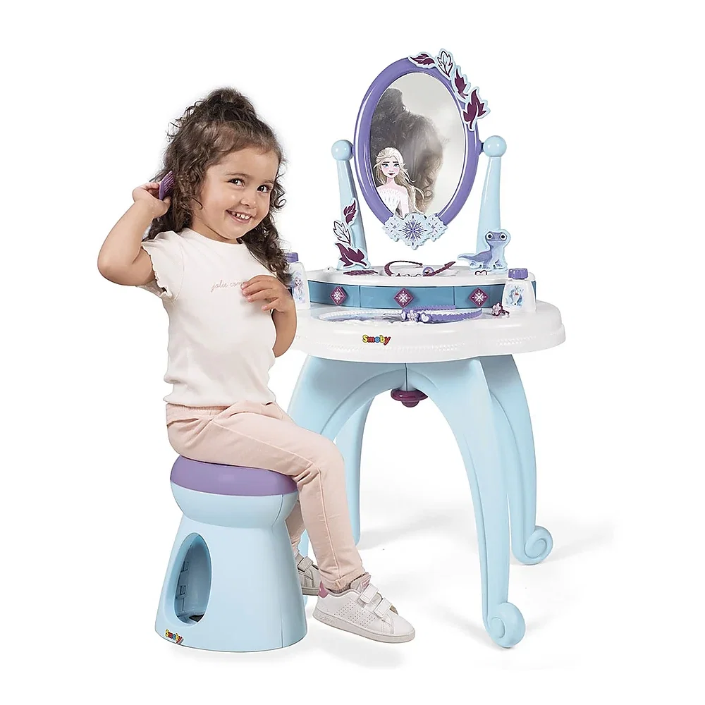 Masuta de machiaj Frozen Hairdresser 2 in 1 - Smoby 3 ani + [4]