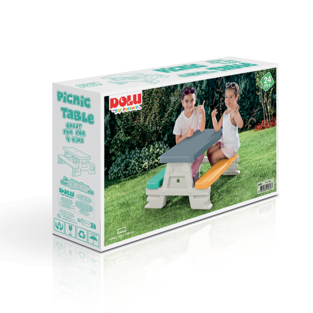 Masuta de picnic pentru copii pastel [2]