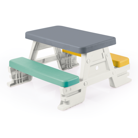 Jucarii exterior - Masuta de picnic pentru copii pastel