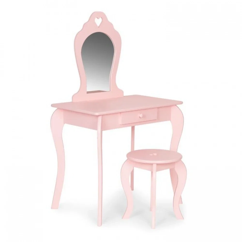 Jucarii de rol - Masuta de toaleta 43 x 65 x 110 cm Ecotoys - Roz