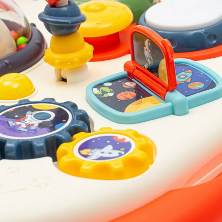 Masuta interactiva, Baby Mix, 2 in 1 pentru bebelusi, Cu lumini si sunete, Partea reversibila pentru Lego Duplo 12 luni+ [6]