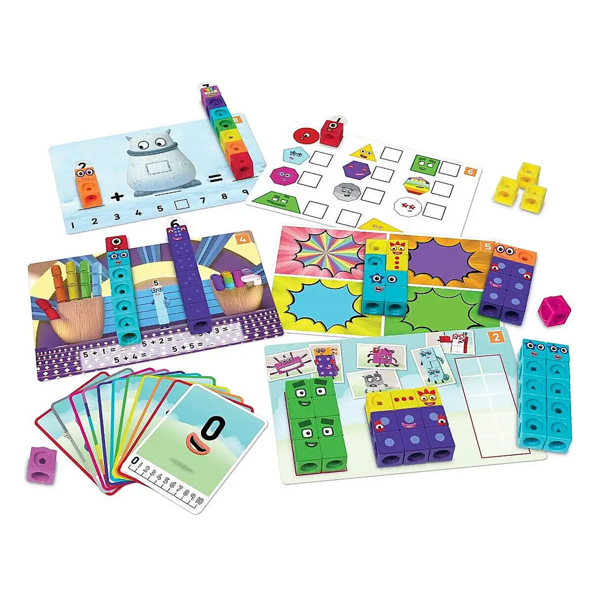 MathLink®Cubes Numberblocks in romana - Set de activitati de la 1 - 10 Learning Resources 7 ani [1]