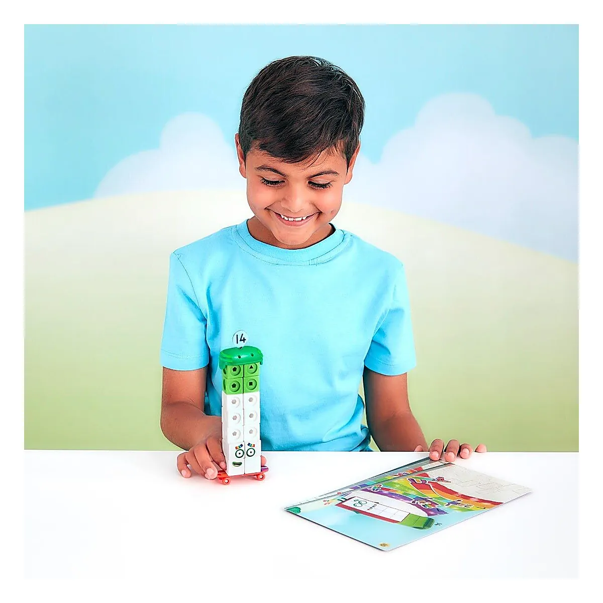 MathLink®Cubes Numberblocks in romana - Set de activitati de la 11 - 20 Learning Resources 7 ani [5]