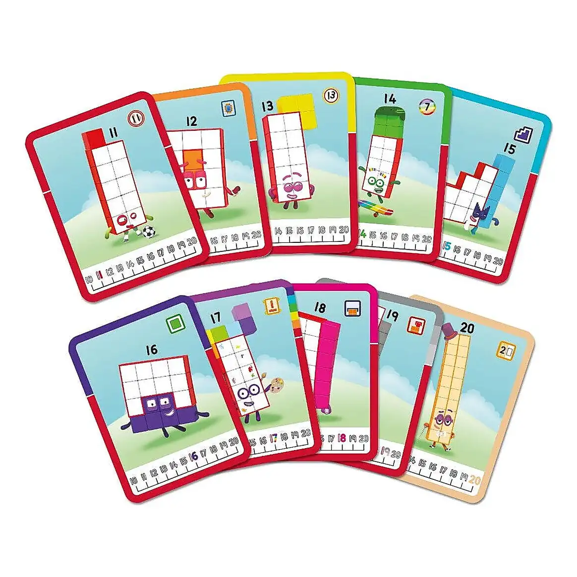 MathLink®Cubes Numberblocks in romana - Set de activitati de la 11 - 20 Learning Resources 7 ani [1]
