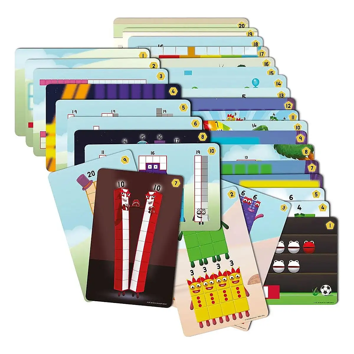 MathLink®Cubes Numberblocks in romana - Set de activitati de la 11 - 20 Learning Resources 7 ani [2]