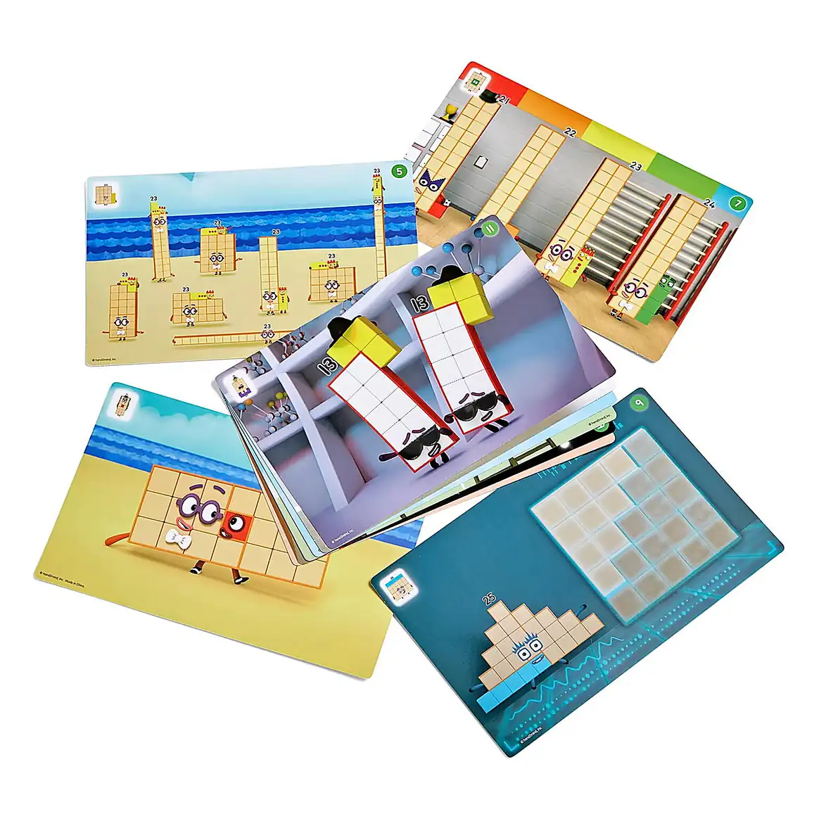 MathLink®Cubes Numberblocks in romana Set de activitati de la 21 - 30 Hand2Mind 3 ani+ [5]