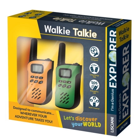 Jucarii educative - Micul geniu explorator - Set walkie - talkie