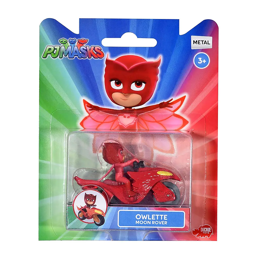 Motocicleta Dickie Toys Eroi in Pijama Moon Rover cu figurina Owlette 3 ani + [1]