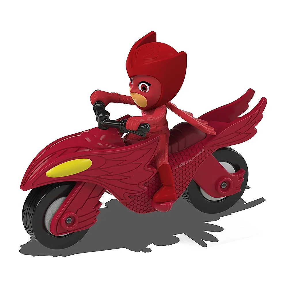 Masinute, trenulete, avioane - Motocicleta Dickie Toys Eroi in Pijama Moon Rover cu figurina Owlette 3 ani +
